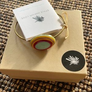 Noonday Wooden pendant bangle